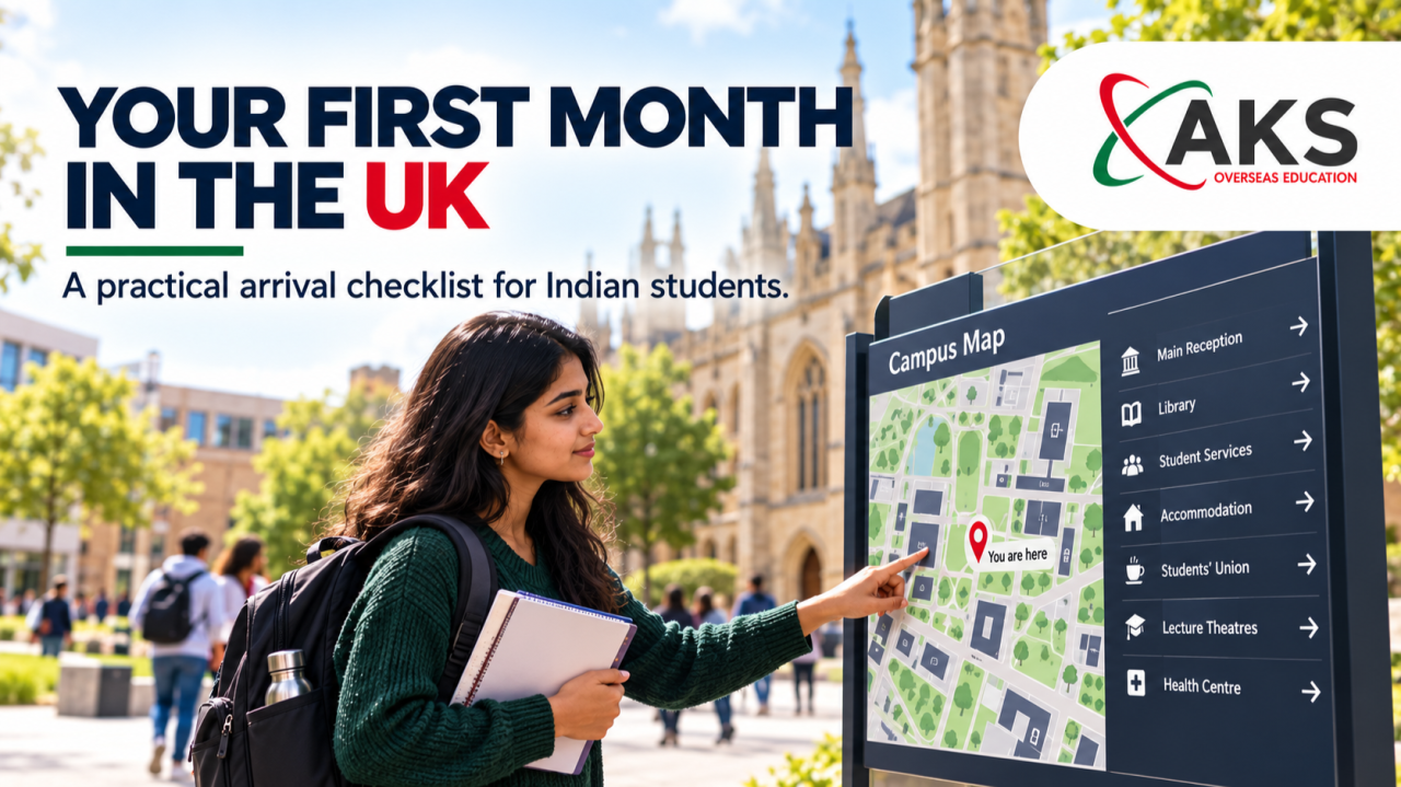 Your First Month in the UK: A Practical Arrival Checklist for Indian Students